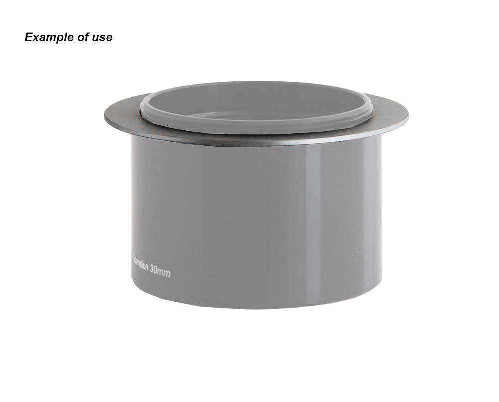 Aluminium-Abstandshalter für T2-Gewinde - 0,5 mm