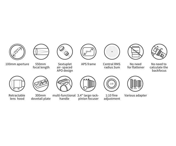 Sharpstar Z4 100 APO