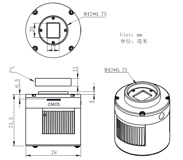 ZWO ASI 533MC Pro - Farbe