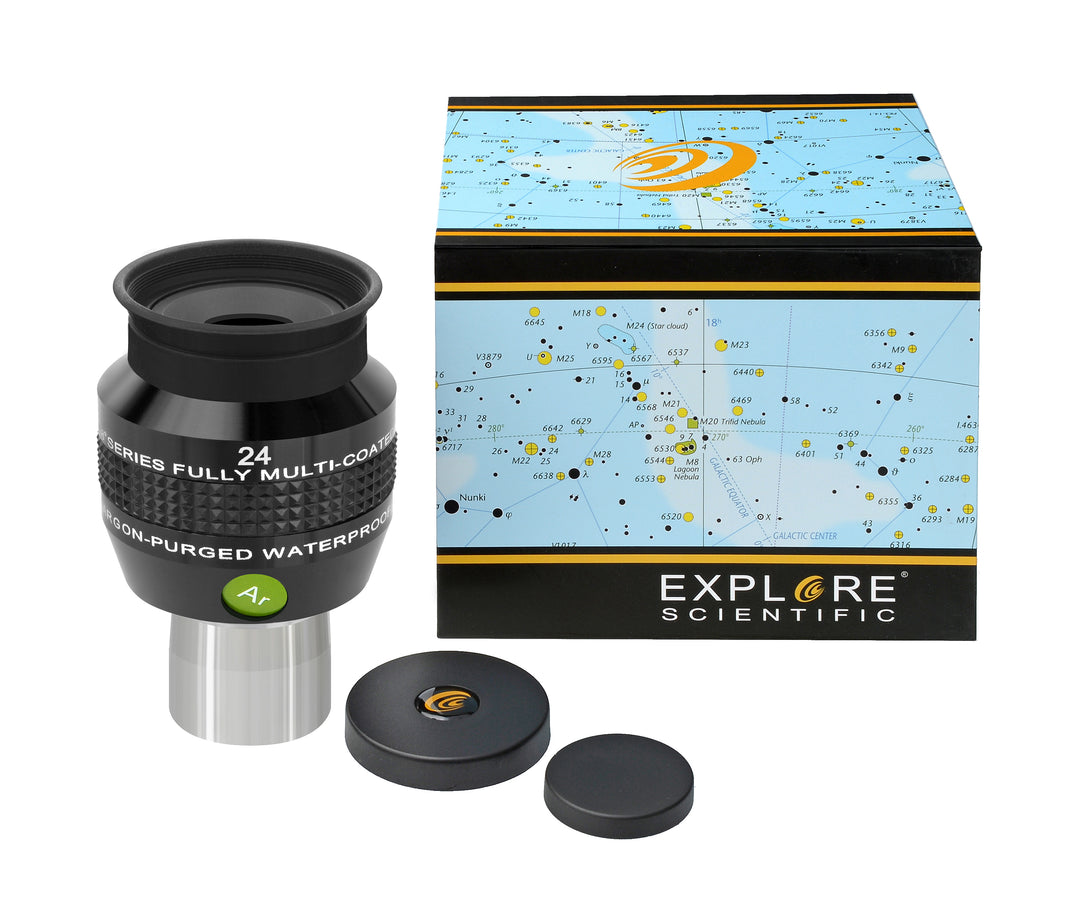 Explore Scientific 68° Argongefülltes Okular - 24 mm (1,25 Zoll)