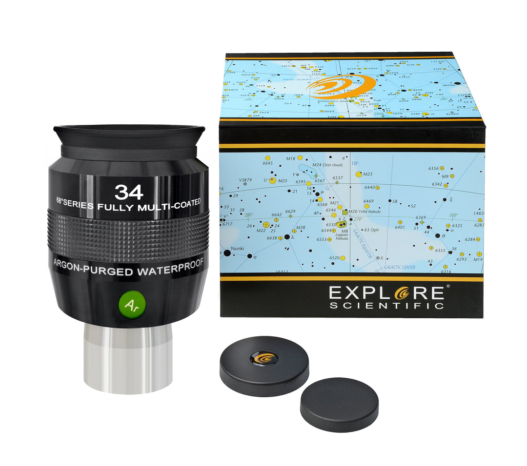 Explore Scientific 68° Argongefülltes Okular - 34 mm (2 Zoll)