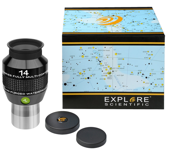 Explore Scientific 82° Argongefülltes Okular - 14 mm (1,25 Zoll)