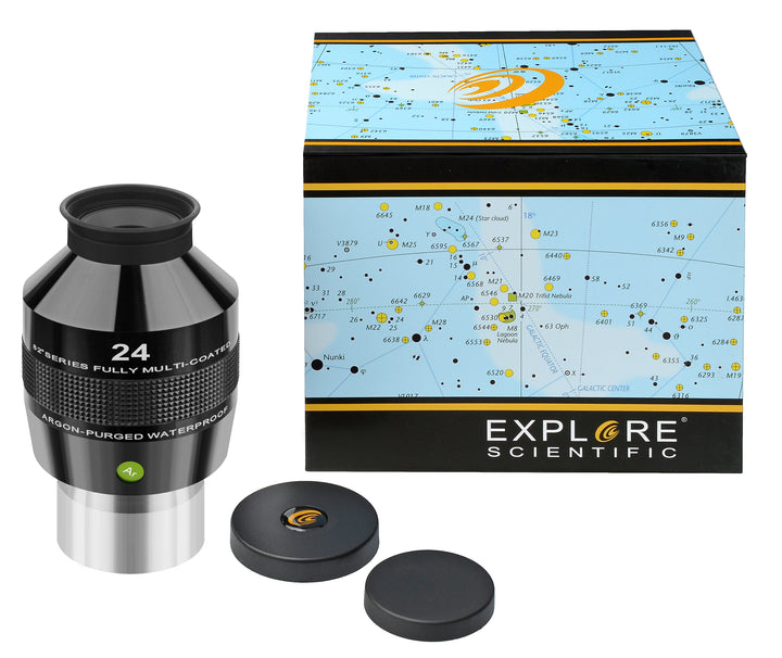 Explore Scientific 82° Argongefülltes Okular - 24 mm (2 Zoll)
