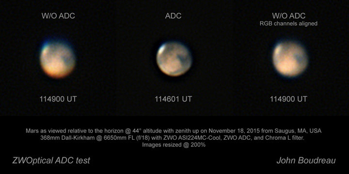 ZWO Atmosphärischer Dispersionskorrektor (ADC) - 1,25"