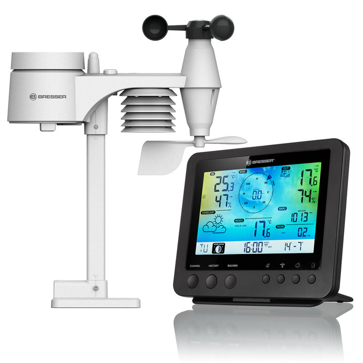 Bresser Farb-Wetterstation - (5-in-1-WLAN-Sensor)
