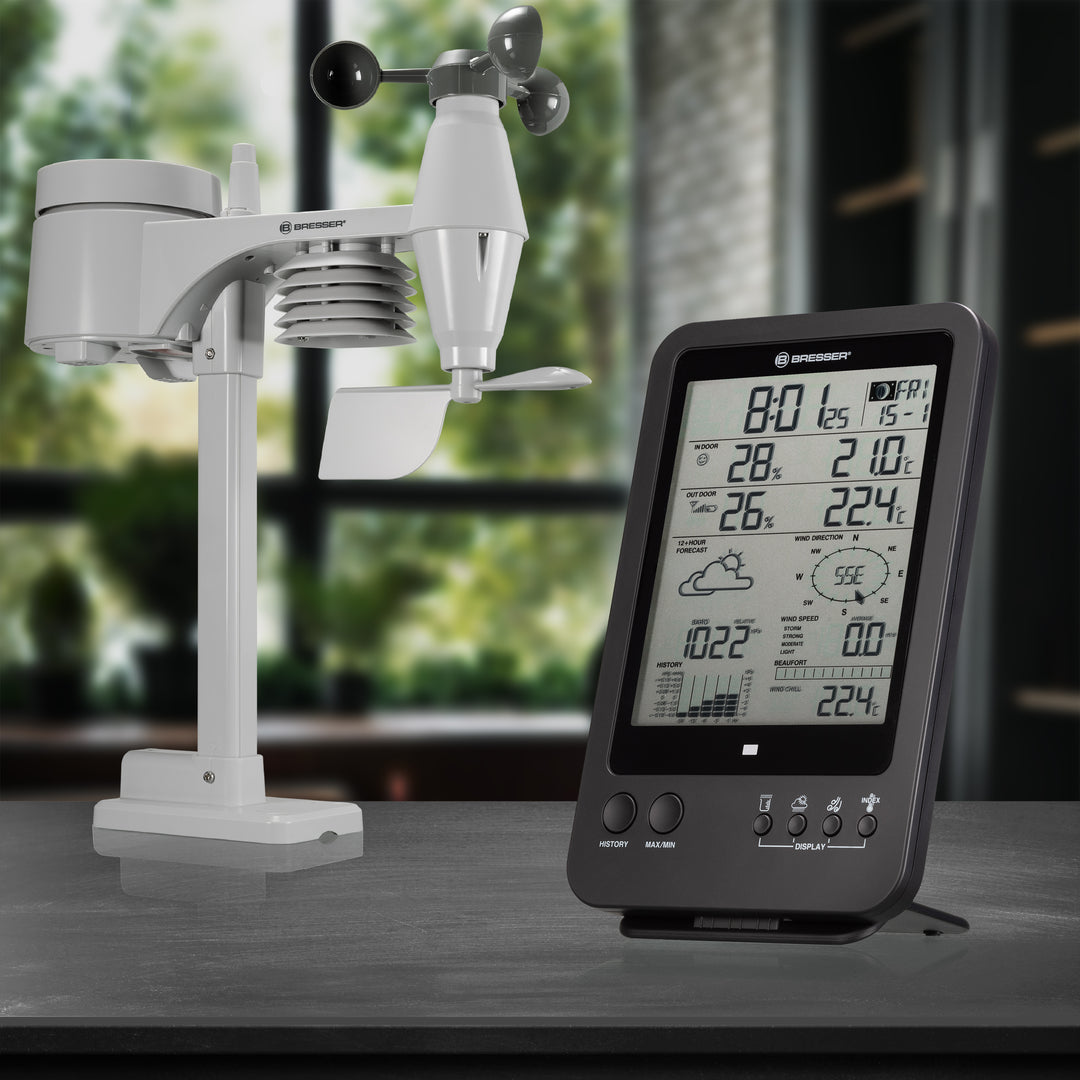 Bresser Mono Wetterstation - (5-in-1 WLAN-Sensor)