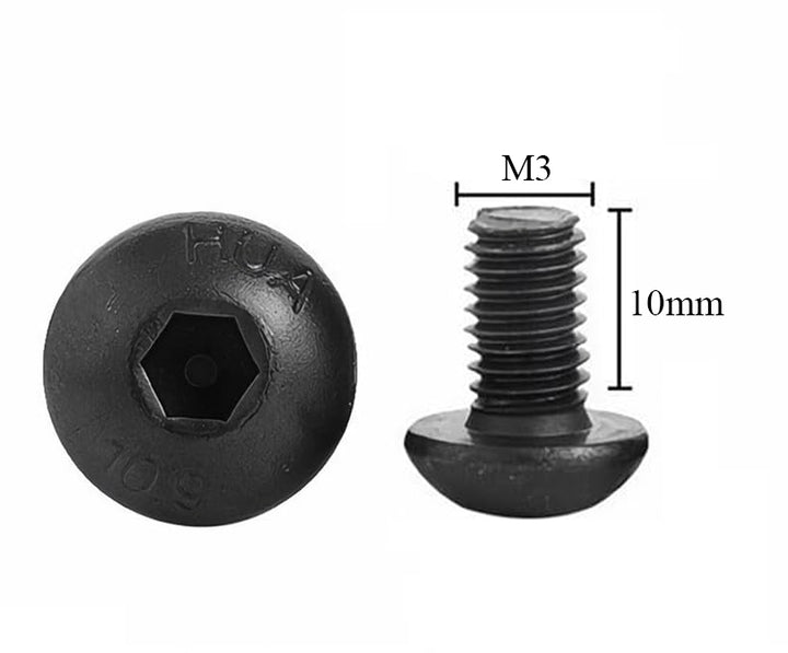 M3 x 10 mm Befestigungsschrauben – 3er-Pack