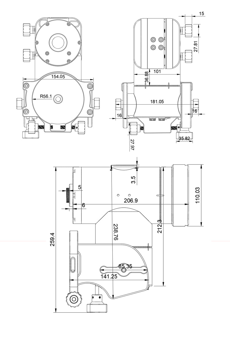 Pegasus Astro NYX-101 PRO - Harmonic Mount