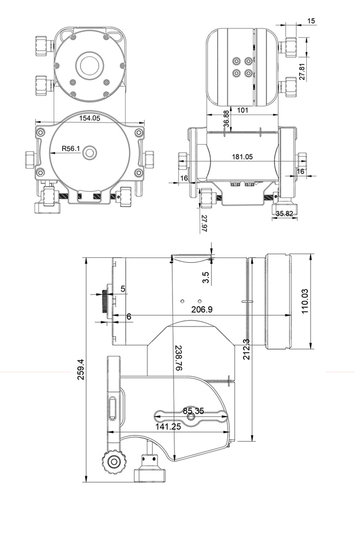 Pegasus Astro NYX-101 PRO - Harmonic Mount
