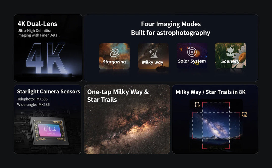 ZWO Seestar S30 PRO – Intelligentes Teleskop (VORBESTELLUNG)