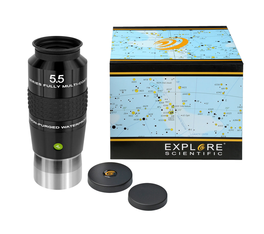 Explore Scientific 100° Argongefülltes Okular - 5,5 mm (2 Zoll)